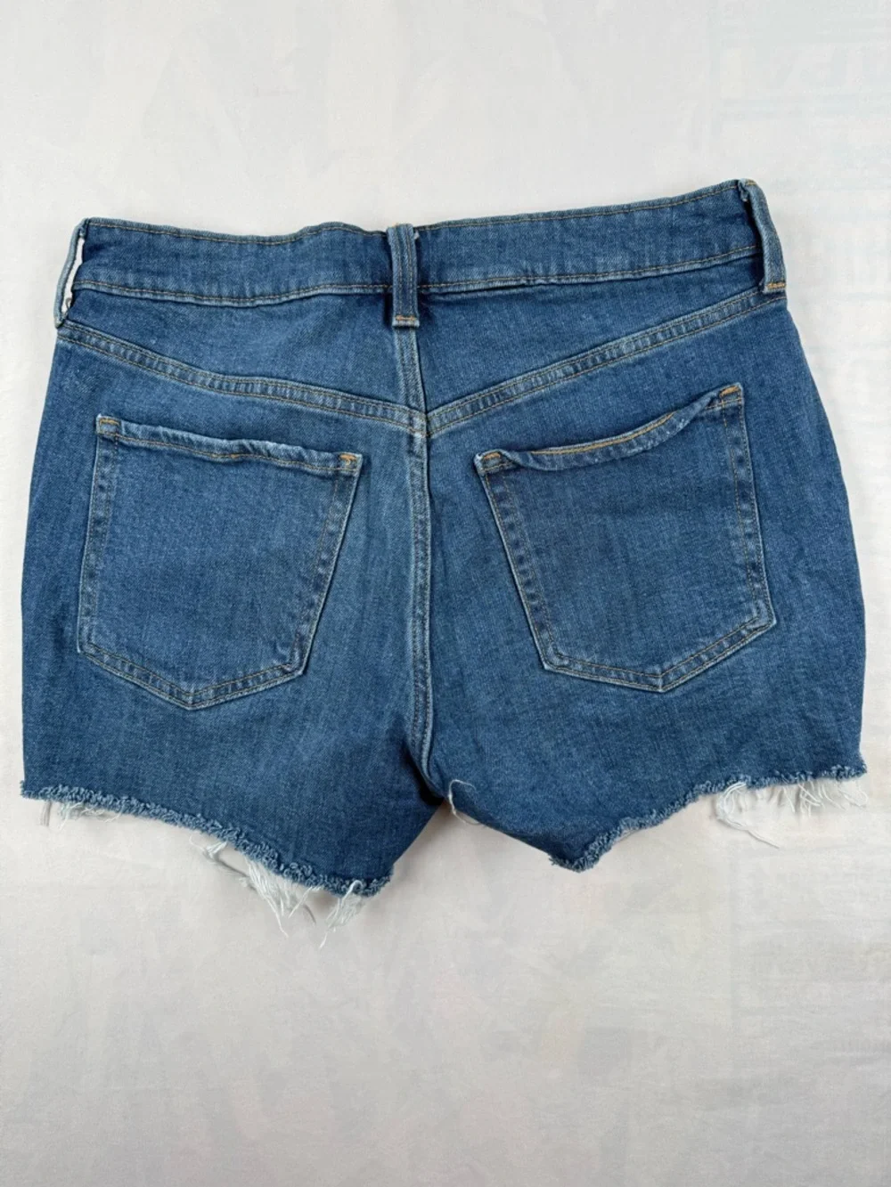 Old Navy High Rise OG Straight Secret Smooth Pockets Cutoff Shorts | Size 4